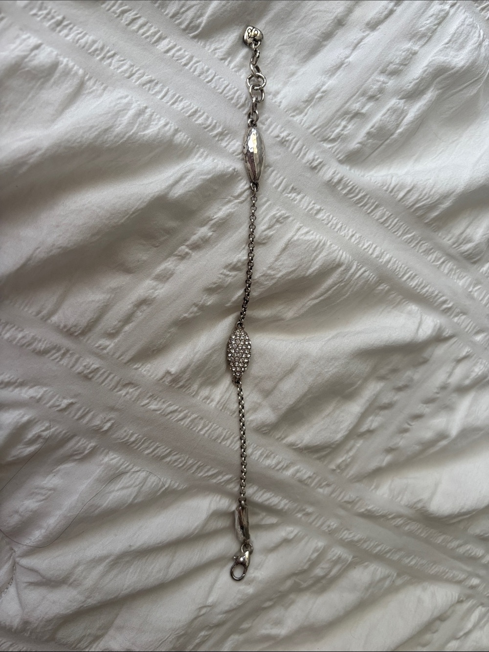 Brighton Silver-Tone Crystal Accent Bracelet